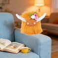 thumbnail image 3 of ICQOVD Highland Cow Plush Soft Decorative Ornament, 3 of 6