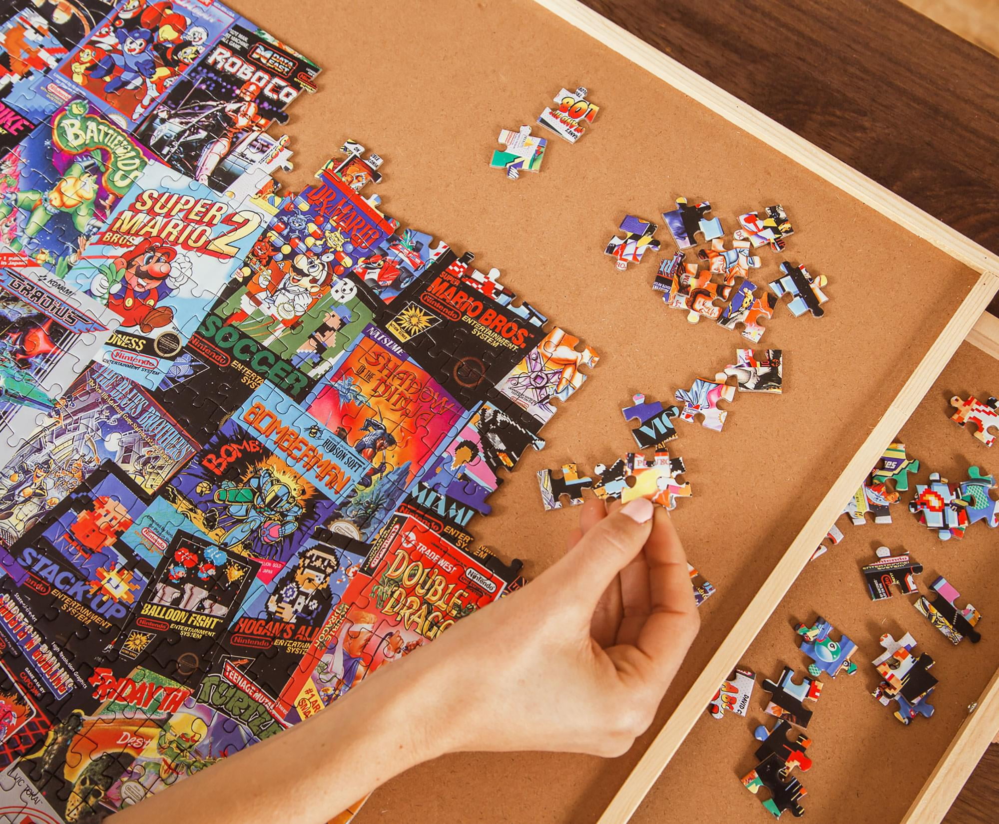 Toynk Toys, 8-Bit Armageddon Retro Video Game Puzzle, 1000 Piece
