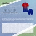 thumbnail image 7 of inlzdz Kids Boys Sport Training Outfit Soccer Jersey Sportswear Short-Sleeve T-Shirt with Shorts Set Orange 7-8, 7 of 7
