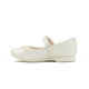 thumbnail image 5 of Balerina Coqueta Para Niña Casuales Slip-On Charol Blanco plateado 16, 5 of 6