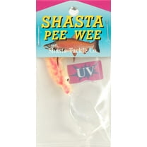 Mack's Lure Pee Wee Wiggle Hoochie 36" 14lb Mono 2 #2hks Chrt Orng Glo 1.5"