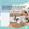 thumbnail image 2 of 60 count  Litter Box Liners for PetSnowy SNOW+ Automatic  Litter Box,  & Leak Resistant Self-Sealing  Drawer Liner Bags, 2 of 6