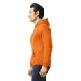 thumbnail image 2 of Gildan Hi Vis Safety Hoodie, High Visibility Pullover Crewneck Fleece Hooded Sweatshirt,8 oz.50/50 cotton/polyester in Safety Orange, Size- 5XL, 2 of 5