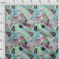 thumbnail image 3 of oneOone Cotton Poplin Twill Green Fabric Abstract Sewing Craft Projects Fabric Prints By Yard 56 Inch Wide, 3 of 4