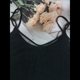 thumbnail image 4 of Camiseta Sin Mangas para Mujer, Cuello en V, Elegante, Holgada, de Verano, con Tirantes Finos, Color Negro, Talla M, 4 of 10