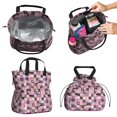 thumbnail image 2 of Pioneer Flower Floral Print Pattern Drawstring Lunch Bag Women - Drawstring Lunch Bag Insulated for Work Office - Stain-Resistant Large Lunchbags for Women with Multi-Pockets, 2 of 6