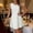 White, variant on asdoklhq Womens Dress Plus Size Dresses Women's Casual Multi-Color Loose Linen Round Neck Dress Green 3X