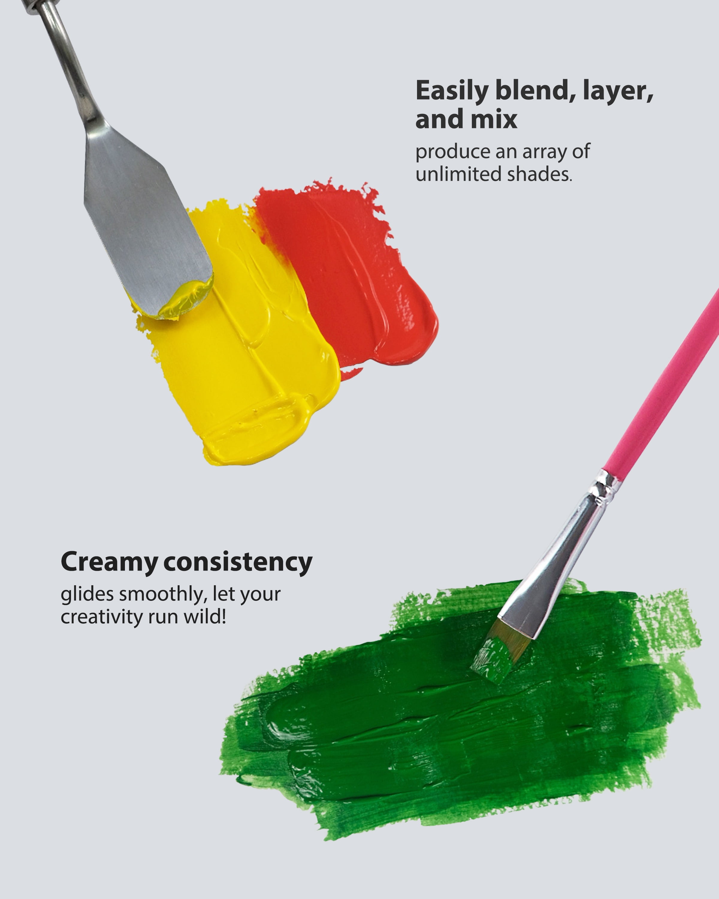 COLOUR BLOCK 73pc Mixed Media Art Kit: Painting and Drawing Set for All Ages