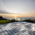 thumbnail image 2 of Plastic Interlocking Deck Tiles, 44 Pack 12"x12" Outdoor Floor Tiles, All-Weather Waterproof Patio Tiles for Poolside, Balcony, Backyard – Easy Snap-Together Design & Durable PP Material, 2 of 8