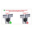thumbnail image 4 of D&D Technologies TCA2L2S3BTS TruClose Bisagras de puerta de servicio regular para puertas de metal y madera con cierre automático de hasta 66 libras con patas de alineación, negro brillante, 2 unidade, 4 of 5