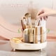 thumbnail image 3 of Organizador cosmético de almacenamiento de escritorio giratorio de 360 ​​grados con 7 compartimentos, 3 of 9