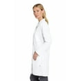 thumbnail image 3 of Personalized Embroidered Long Lab Coat for Women Add Your Name Text Custom Medical Laboratory Coat (White-2XL), 3 of 8