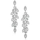 thumbnail image 1 of Pendientes de candelabro de novia para boda, pendientes de gota de diamantes de imitación de cristal para mujer Vhermosa WMZL-976-2, 1 of 4