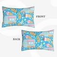 thumbnail image 4 of Balery Icecream Truck Pillow Covers,Bed Pilowcases,Reversible Plush Throw Pillow Covers End Pillow Encasement,Pillow Case - 14"X20", 4 of 9