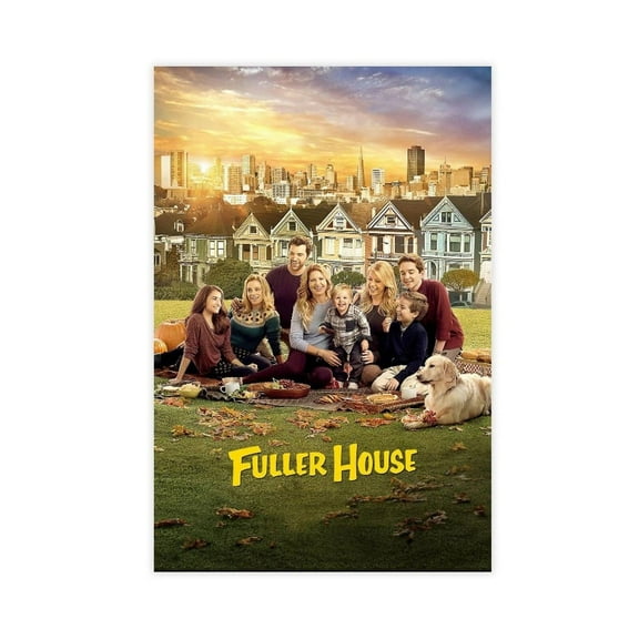Fuller House TV Series Poster Classic Art Canvas Poster Bedroom Decor Landscape Office Room Decor Gift