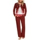thumbnail image 2 of Puntoco Conjuntos de pijama cómodos para mujer Conjunto de pijama con parte superior y pantalón informal con estampado degradado para mujer, 2 of 4