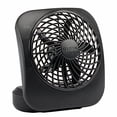 thumbnail image 1 of Ventilador a pilas O2COOL Treva de escritorio portátil de 5 pulgadas, 1 of 7