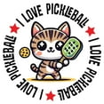thumbnail image 3 of CafePress - I Love Pickleball - Women's Short Sleeve Print T-Shirt and Pants Light Cotton Pajama Set, 3 of 7