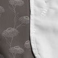 thumbnail image 4 of Taupe Microwave Oven Cover, Chrysanthemum Blooms Gardening Plants Theme on Dark Background Botanical Design, Water Resistant Organizer with Pockets for Kitchen, 36" x 12", Taupe, by Ambesonne, 4 of 4
