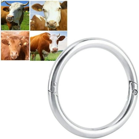 Nose Ring, Stainless Steel Bull Cow Cattle Cattle Nose Ring Herding ...