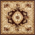 thumbnail image 3 of Unique Loom Versailles Collection Area Rug - Henry (6' 1" Square Brown/Cream), 3 of 7
