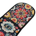 thumbnail image 4 of Yayeee Double Oven Mitt Kitchen Heat Resistant Baking 35" x7" Quilted Glove, Colorful Floral Pattern, 4 of 6