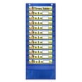 thumbnail image 2 of Affiche de Table de Multiplication Réutilisable Graphiques Mathématiques Double Face Aide Pédagogique Résistante aux Déchirures Éveil à Domicile pour Enfants - Bleu, 32.5x89cm, 2 of 8