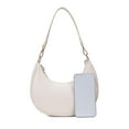 thumbnail image 3 of Women's Stylish Leather Shoulder Bag Elegant Moon Design Underarm Purse for Daily Use and Casual Outings, 3 of 5