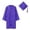 Purple, variant on Graduation Kindergarten Cap Gown Set with Tassel Shiny Zipper Unisex Graduation Gown with Pockets Graduation Outfit Kids Graduation Dress for Toddlers and Children 2-13 Years