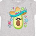thumbnail image 4 of Inktastic Cute Avocado in Sombrero Cinco De Mayo Boys or Girls Toddler T-Shirt, 4 of 5