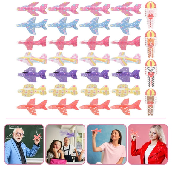 MLINS  Hand Throwing Airplane Greeting Card Foam Set DIY