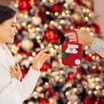 thumbnail image 4 of Wmhnj Bolsas navideñas de tela para dulces y golosinas, bolsas reutilizables de gran capacidad con diseños navideños, bolsas lavables para regalos de caramelos, galletas y piruletas., 4 of 7