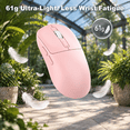 Small Pink Computer Mouse Pink Wireless Computer Mouse For Laptops, Tablets, And Desktop Devices ...