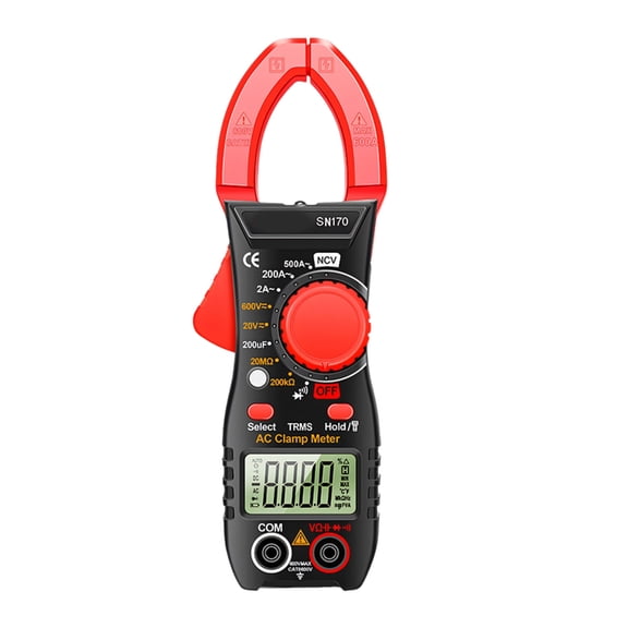 Professional Digital Electrical Multimeter For Voltage Current Resistance Capacitance Testing Multifunction Clamp Meter