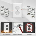 thumbnail image 4 of Heat Resistant Switches Covers Socket Plate Standard Wall Switches Receptacle Outlet Covers Light Switches Covers, 4 of 7