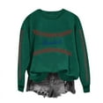 thumbnail image 4 of Game Day Baseball Sweatshirt for Women Long Sleeve Pullover Tops Casual Loose Crewneck Funny Baseball Mom Tunic Blouse, 4 of 4