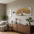 thumbnail image 2 of Canvas Wall Art for Living Room - Large Yellow Tree of Life Canvas Prints, Modern Abstract Nature Painting for Kitchen Bedroom Office Wall Decor, 2 of 7