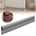 thumbnail image 2 of Weather Stripping Door Seal,Under Door Sweep for Exterior & Interior Doors,Door Draft Stopper,Garage Window Blocker Noise Cold Air Insulation, Draft Guard 1.96" W x 39" L, 2 of 3