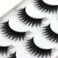 thumbnail image 1 of 5 pares de pestañas postizas Xihbxyly extensión de maquillaje, 1 of 4