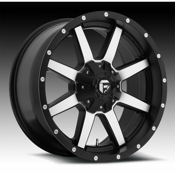 FUEL MAVERICK 20x9 6x135.00/6x139.70 MATTE BLACK MACHINED (1 mm