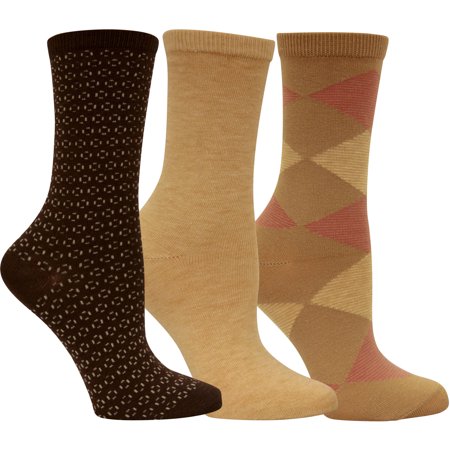 Womens crew socks black faded glory