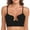 Black, variant on Riforla Women Solid Low Back Bras Underwired U Shape Backless Bras Multiple Convertible Straps Underwire Bra Women Bras Black M