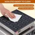 thumbnail image 4 of M optimized 25pcs Mini Dutch Pancakes Maker Machine, 850W Commercial Electric Waffle Machine Non-Stick Dorayaki Maker Mini Pancakes Maker with 50-300℃ Temperature Timer Separate Control, 4 of 8