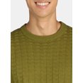 thumbnail image 5 of Tribekka 44 Men's Textured Crewneck Sweater, Sizes XS-3XL, 5 of 5