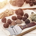 thumbnail image 3 of Fmxomd Truffle Slicer Shaver Stainless Steel Chocolate Cheese Shaver Grater Curler with Adjustable Smooth Blade and Wood Handle, 3 of 9