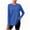 Blue, variant on Zylanna Women's Crew Neck Long Sleeve Tunic Tops, Loose Fall Soft Breathable Thumb Hole Casual Workout Shirts for Daily Athletic Outdoor Wear Blue