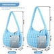 thumbnail image 2 of Bolsa acolchada UIXIZQ para mujer, acolchada, nailon azul, 2 of 7