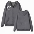 thumbnail image 4 of Towmus Women Cute Rugby Graphics Full Zip Up Hoodie Aesthetic Sweatshirt Cotton Jacket with Pockets, 4 of 4
