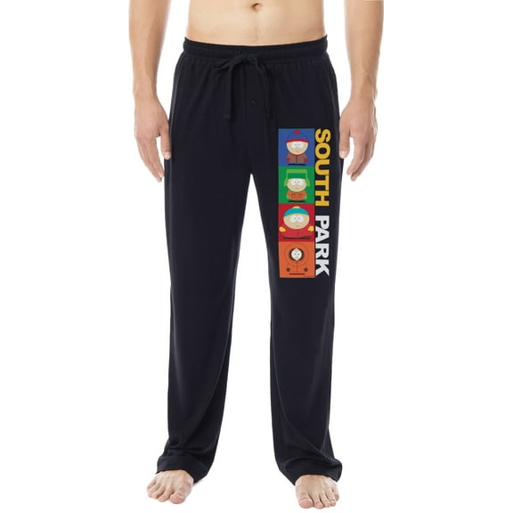 South Park Men's TV Show Square Cartman Kenny Kyle Stan Sleep Pajama Pants