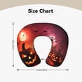 thumbnail image 5 of KLL Pumpkins Pattern Memory Foam Cervical Neck Pillow Versatile U-Shaped Pillows for Home/Office/Camping/Travelling/Soft Washable Cover, 5 of 8